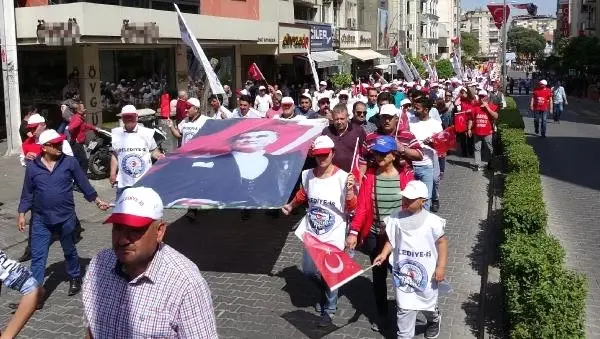 Aydın'da 1 Mayıs Kutlandı
