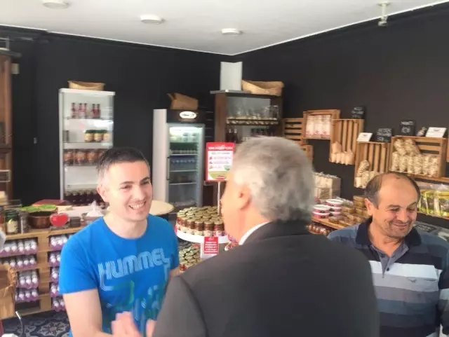 Başkan Bakkalcıoğlu'ndan Esnaflara Teşekkür Ziyareti