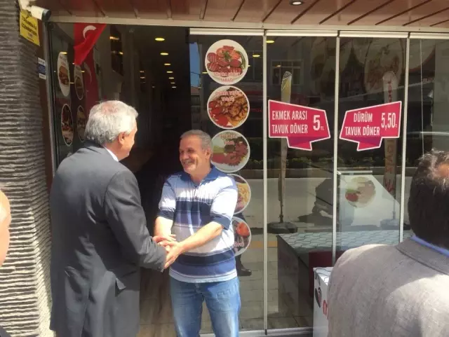 Başkan Bakkalcıoğlu'ndan Esnaflara Teşekkür Ziyareti