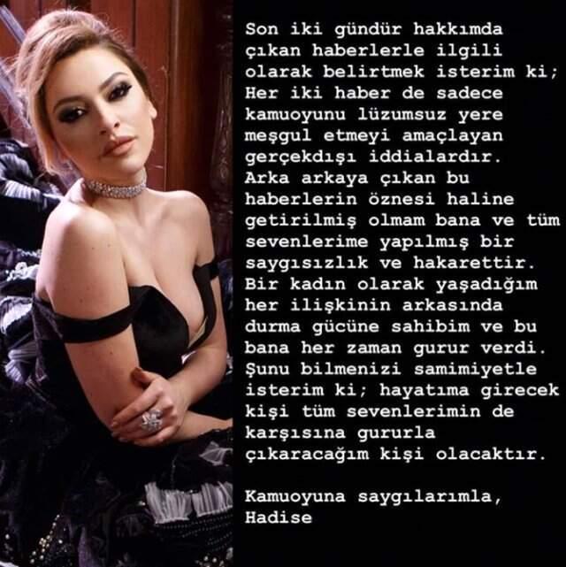 Erhan Çelikle Aşk Yaşadığı Konuşulan Hadise, İddialara kati Çıktı