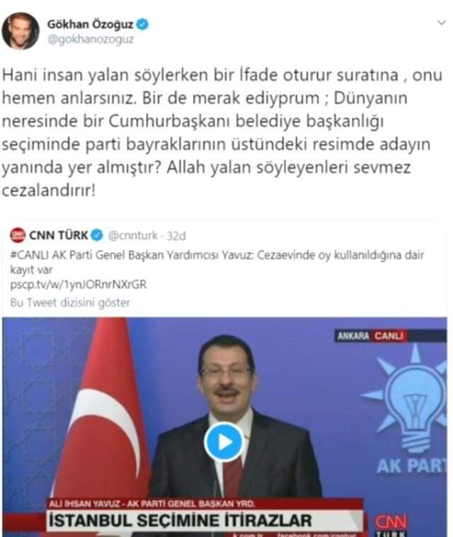 Ali İhsan Yavuz Hakkındaki Sözleri Nedeniyle Tepki Çeken Gökhan Özoğuz, Eleştirilere Cevap Verdi!
