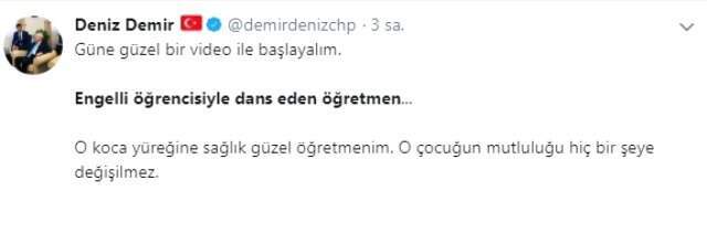 Engelli Öğrencisiyle Dans Eden Çağlar Öğretmen Sosyal Medyayı Salladı
