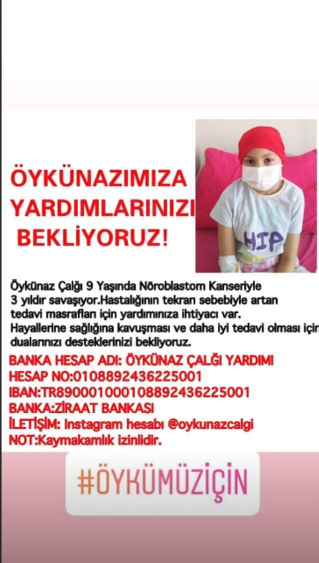 Kanser Hastası Küçük Öykü, Hayırseverlerden Yardım Eli Bekliyor