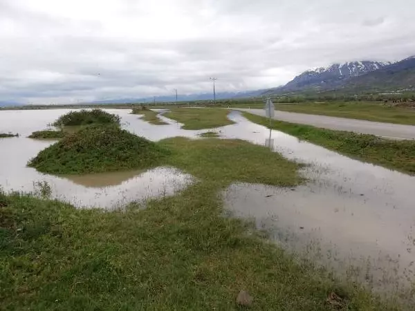 Erzincan'da Tarım Arazileri Su Altında Kaldı, Demiryolu Ulaşımı Durdu