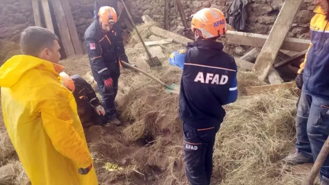 Erzurum'da Ahır Çöktü: 2 Ölü 6 Yaralı Erzurum'da Ahır Çöktü: 2 Ölü 6 Yaralı