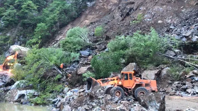 Giresun'da Heyelan