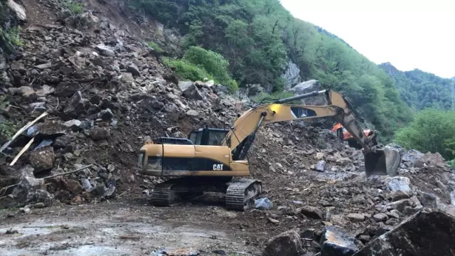 Giresun'da Heyelan