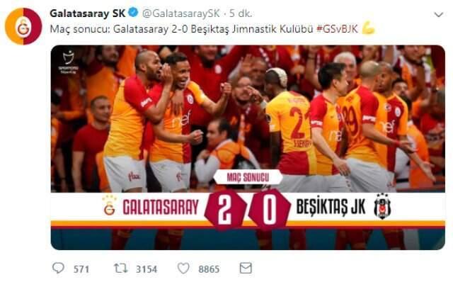 Galatasaray Dan Besiktas A Mac Sonu Gonderme Spor