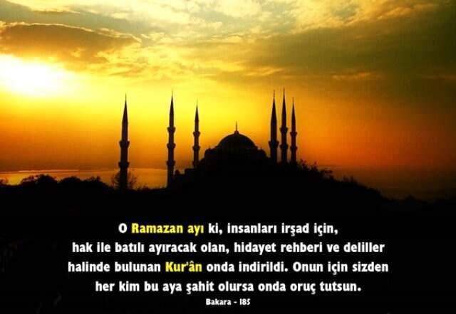 ramazan mesajlari ile resimli ramazan