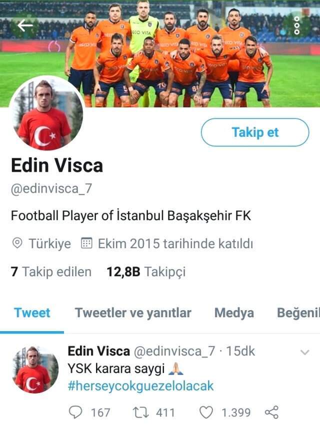 Başakşehirli Edin Visca, Ekrem İmamoğlu'na Destek İddialarını Yalanladı!