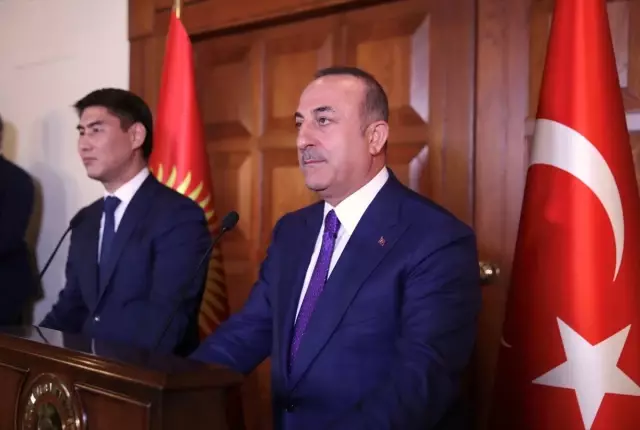 Çavuşoğlu-Aydarbekov Ortak Basın Toplantısı