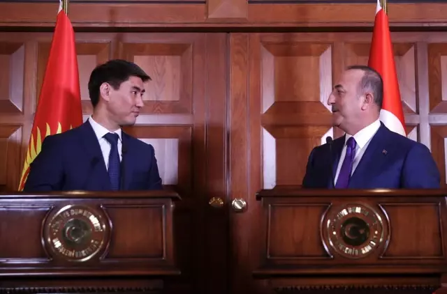 Çavuşoğlu-Aydarbekov Ortak Basın Toplantısı