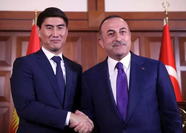 Çavuşoğlu-Aydarbekov Ortak Basın Toplantısı