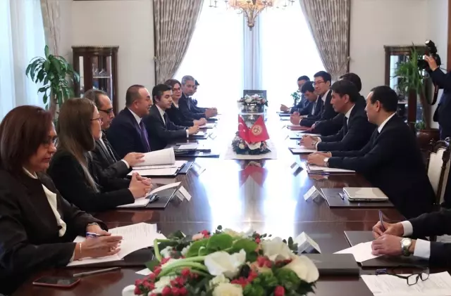 Çavuşoğlu-Aydarbekov Ortak Basın Toplantısı
