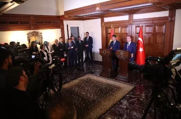 Çavuşoğlu: Hukuku Hiçe Sayarak Açıklama Yapanları Şiddetle Kınıyorum