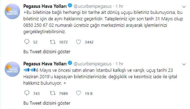 Pegasus'tan 23 Haziran Kararı