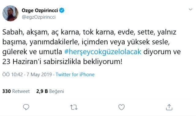 YSK'nin Kararına Oyuncu Mehmet Günsür ve Özge Özpirinçci'den Dikkat Çeken Paylaşım