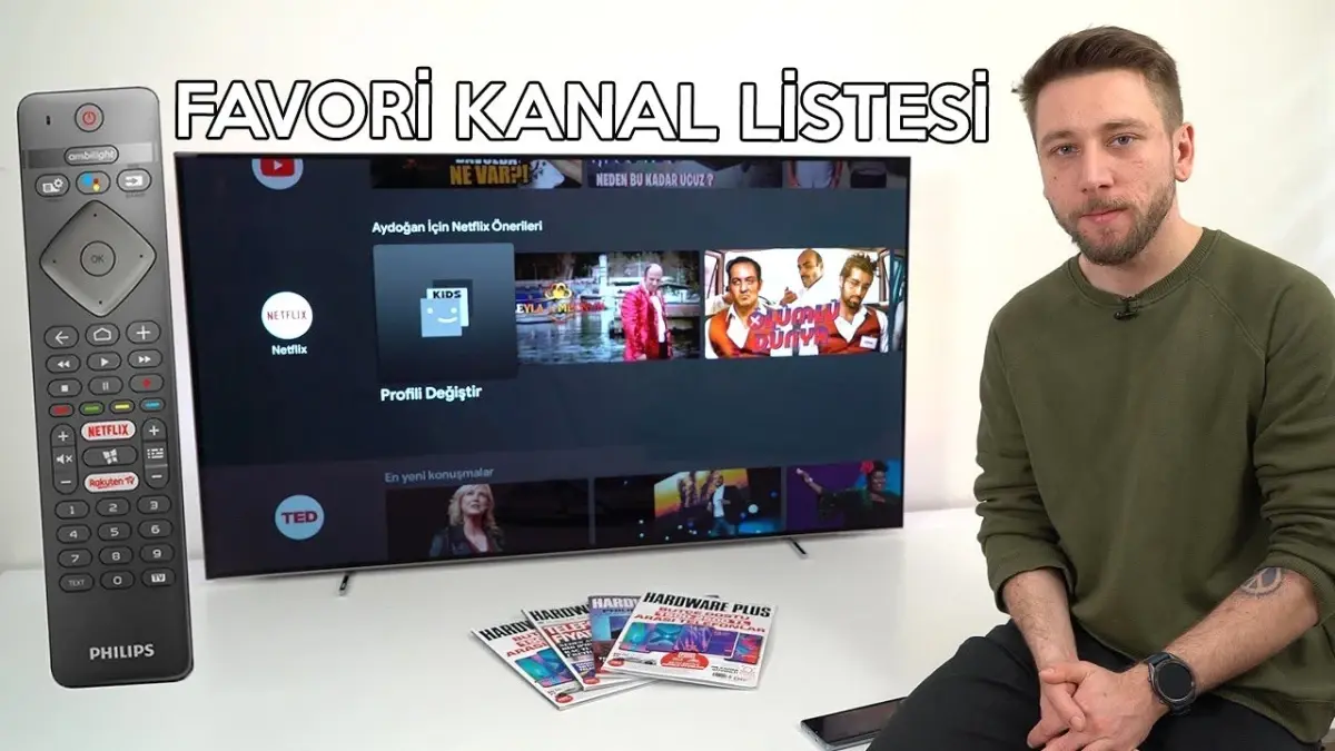 Philips Tv'de Favori Kanal Listesi Oluşturma