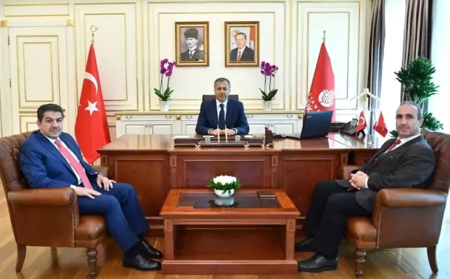 Ali Yerlikaya, AK Parti ve CHP Grup Başkan Vekillerini Kabul Etti Ali Yerlikaya, AK Parti ve CHP Grup Başkan Vekillerini Kabul Etti