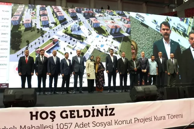 Bakan Kurum TOKİ Sosyal Konut Kura Törenine Katıldı