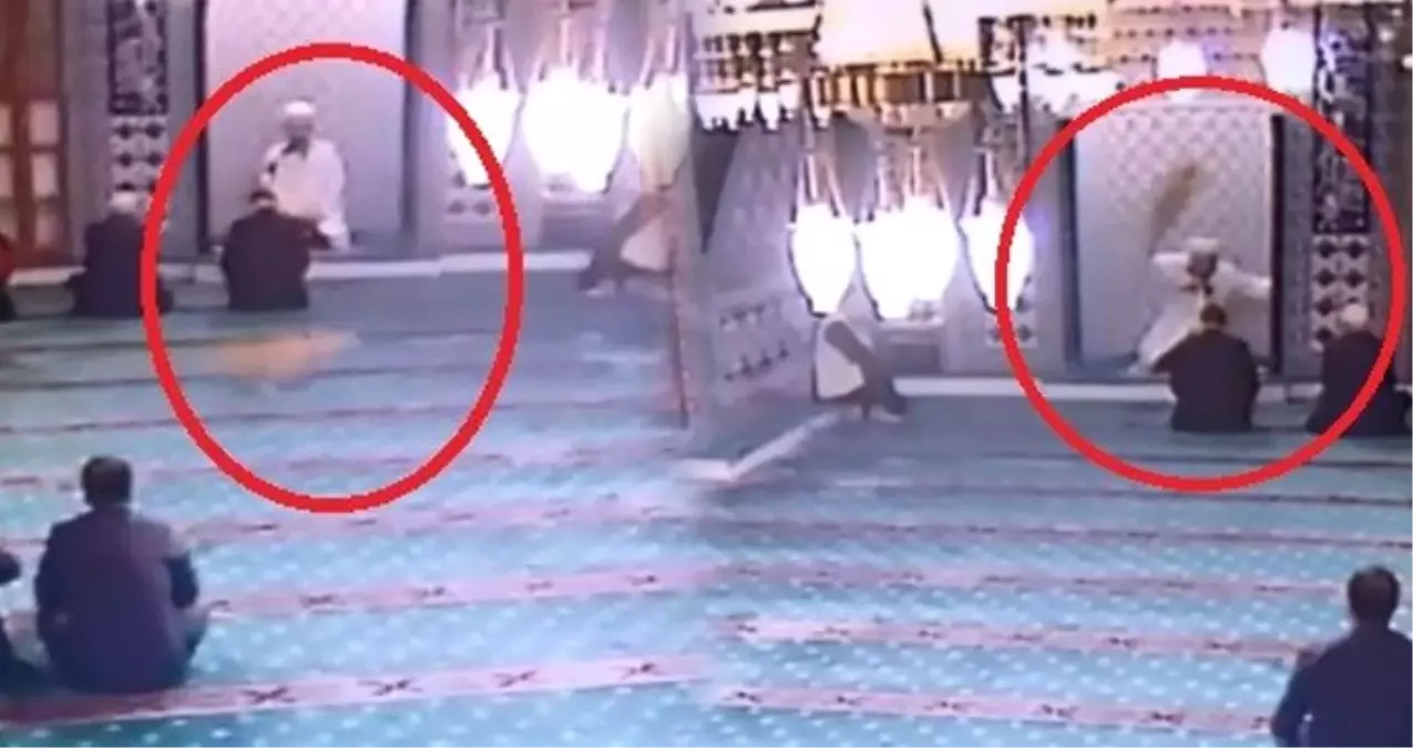 Camiye Giren Kedi Teravih Namazında Ortalığı Karıştırdı!