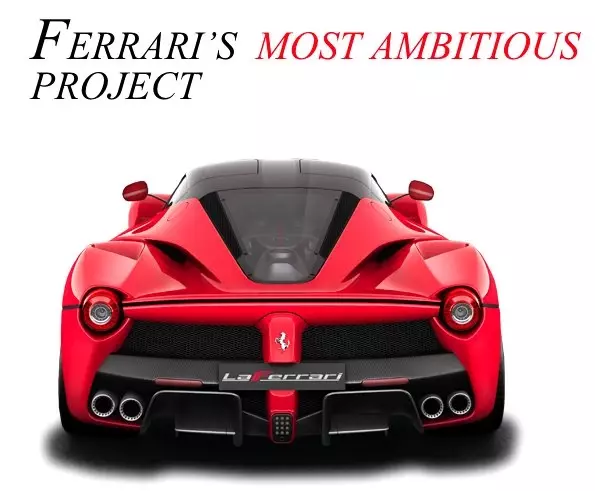 Ferrari'nin Tarihindeki İlk Hibrit Modeli İçin Geri Sayım Başladı