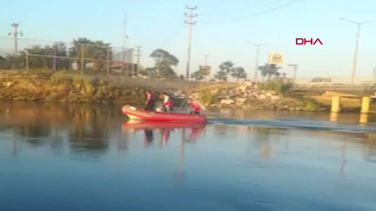 Mersin Berdan Nehri'nde Ceset Araması