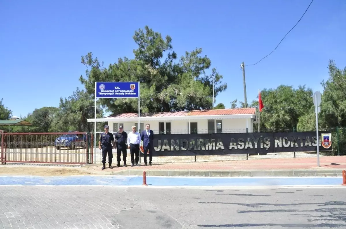 Manavgat Titreyengöl'e Jandarma Asayiş Noktası