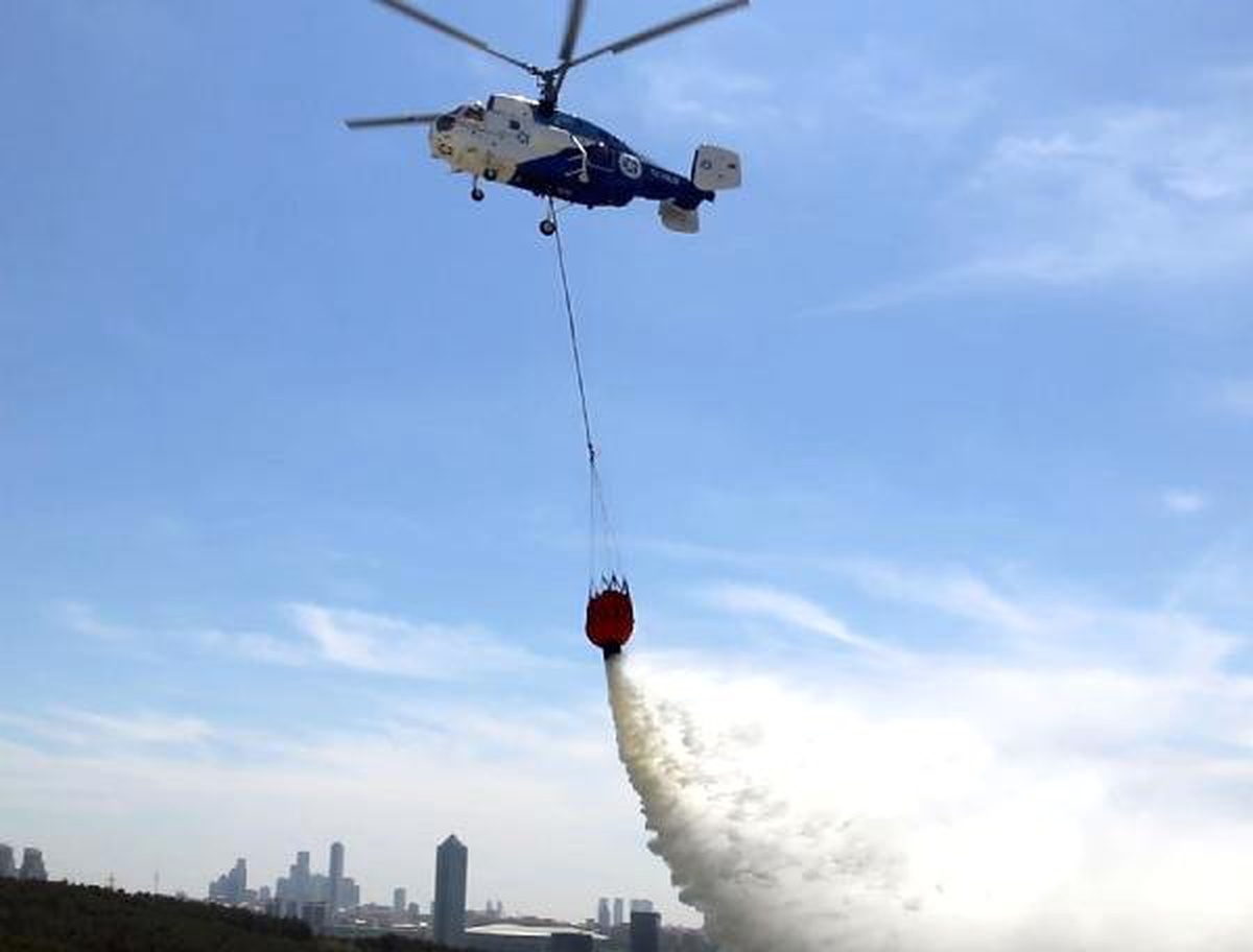 Orman Yangınlarını Türk Bayraklı Helikopterler Söndürecek