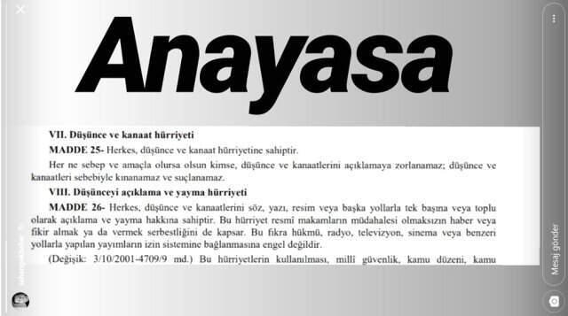 Şahan Gökbakar'dan Anayasa'lı Gönderme