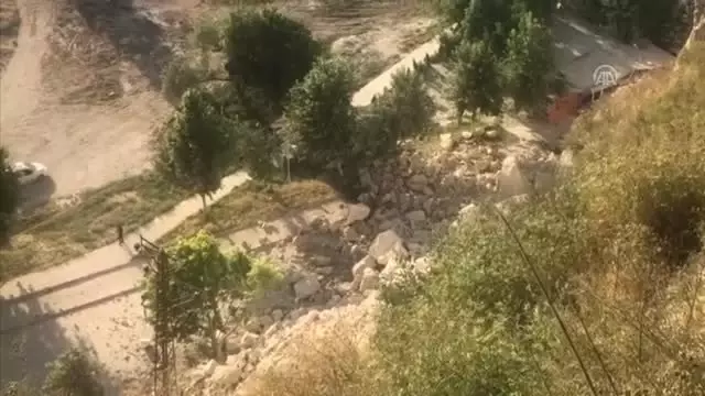 Şanlıurfa'daki Heyelan