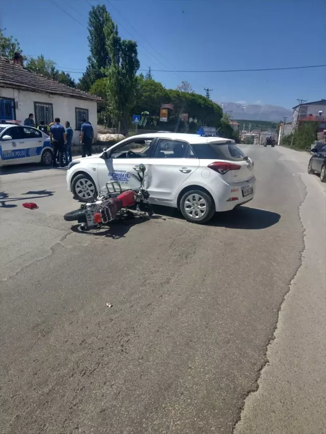 Doğanşehir'de Trafik Kazası: 1 Yaralı
