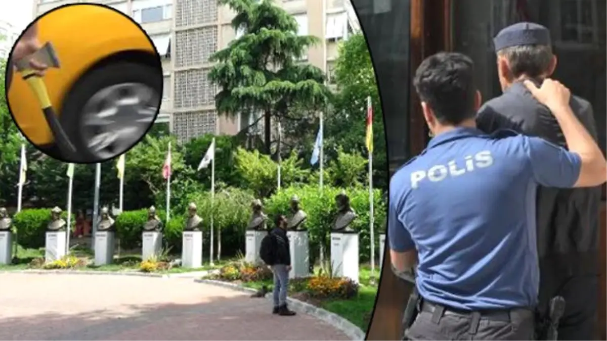 Maçka Parkı'nda Türk Büyüklerine Baltalı Saldırı