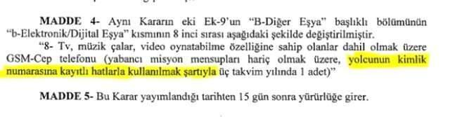 Başkasının Pasaportuna Telefon Kaydettirme Devri Kapandı