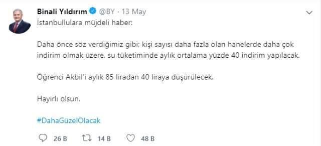 Ekrem İmamoğlu'ndan Binali Yıldırım'a İndirim Göndermesi: Sakın Kopya Çekmeyin