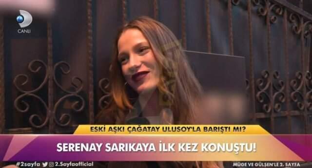 Serenay Sarıkaya, Çağatay Ulusoy'la Aşk İddialarına Cevap Verdi