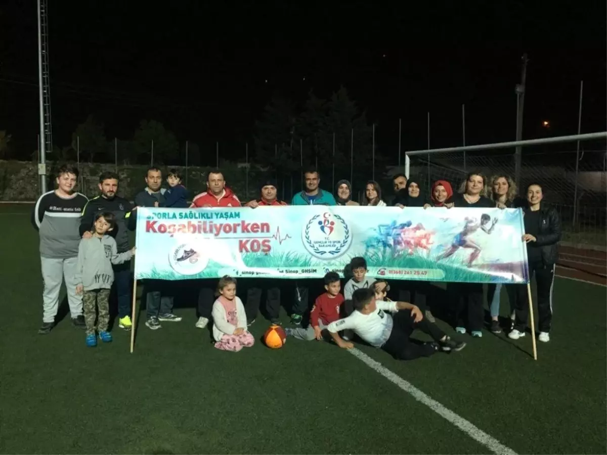 Türkeli'de 'Koşabiliyorken Koş' Etkinliği