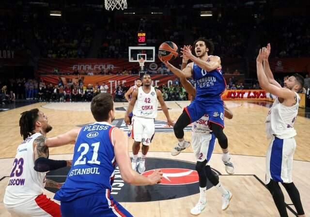 Anadolu Efes, THY Avrupa Ligi Finalinde CSKA Moskova'ya 91-83 Yenildi