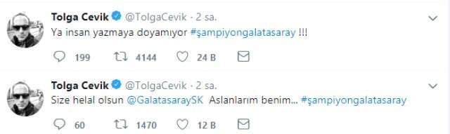 Ünlü İsimler Galatasaray'ın Şampiyonluğunu Böyle Kutladı!