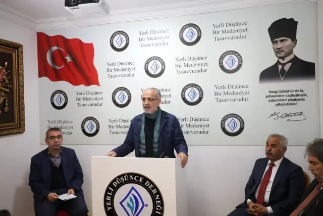 Yerli Düşünce Derneği Onursal Başkanı Topçu: