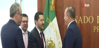 Bakan Çavuşoğlu, Meksika Cumhuriyet Senatosu Başkanı Batres ile Görüştü