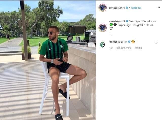 Cenk Tosun Formayı Giydi Şampiyonluğu Kutladı