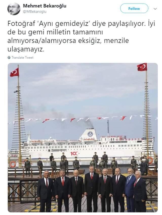 CHP'den, Kılıçdaroğlu'n da Yer Aldığı Kareye Eleştiri