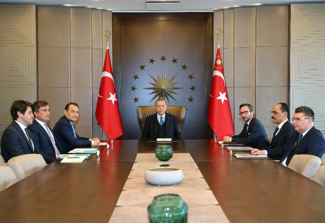 Cumhurbaşkanı Erdoğan, Türk Konseyi Genel Sekreteri Amreyev'i Kabul Etti