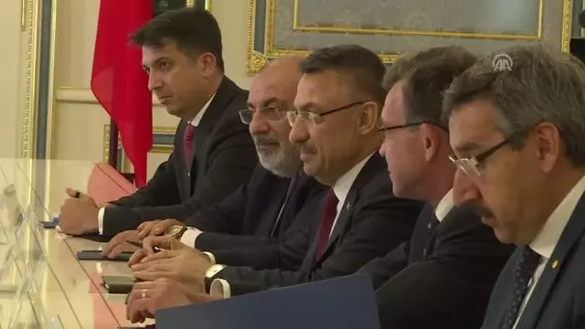 Cumhurbaşkanı Yardımcısı Oktay, Ukrayna Devlet Başkanı Zelenskiy ile Görüştü