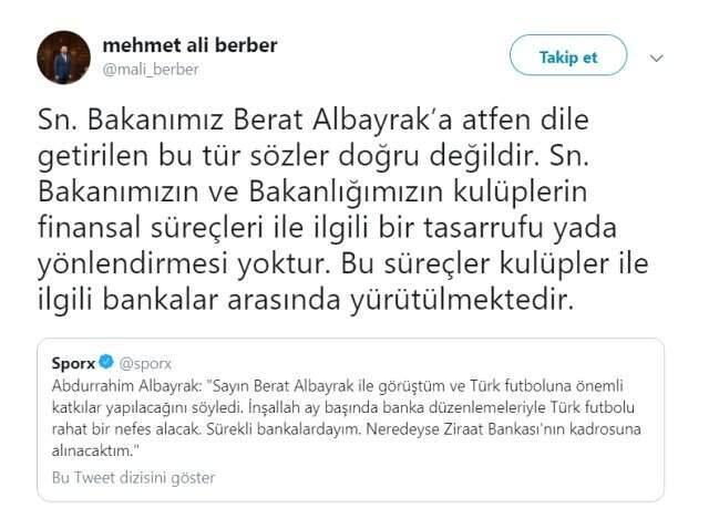 Hazine ve Maliye Bakanlığından Abdurrahim Albayrak'ın Sözlerine Yalanlama!