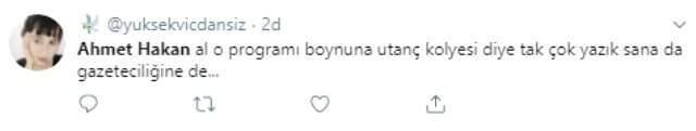 Sosyal Medyada Ahmet Hakan'a Tepki Yağdı