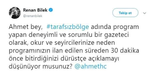 Ünlü İsimler, Ahmet Hakan'ın Ekrem İmamoğlu'nun Konuk Olduğu Yayını Erken Bitirmesine Tepki Gösterdi