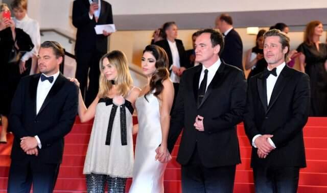 Brad Pitt ve Leonardo Di Caprio, Cannes Film Festivaline Son Halleriyle Damga Vurdu