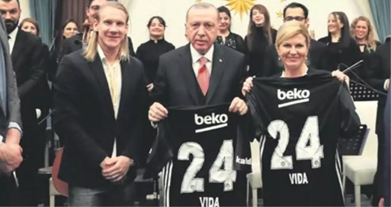 Cumhurbaşkanı Erdoğan, Domagoj Vida'dan 3 Çocuk Yapmasını İstedi!